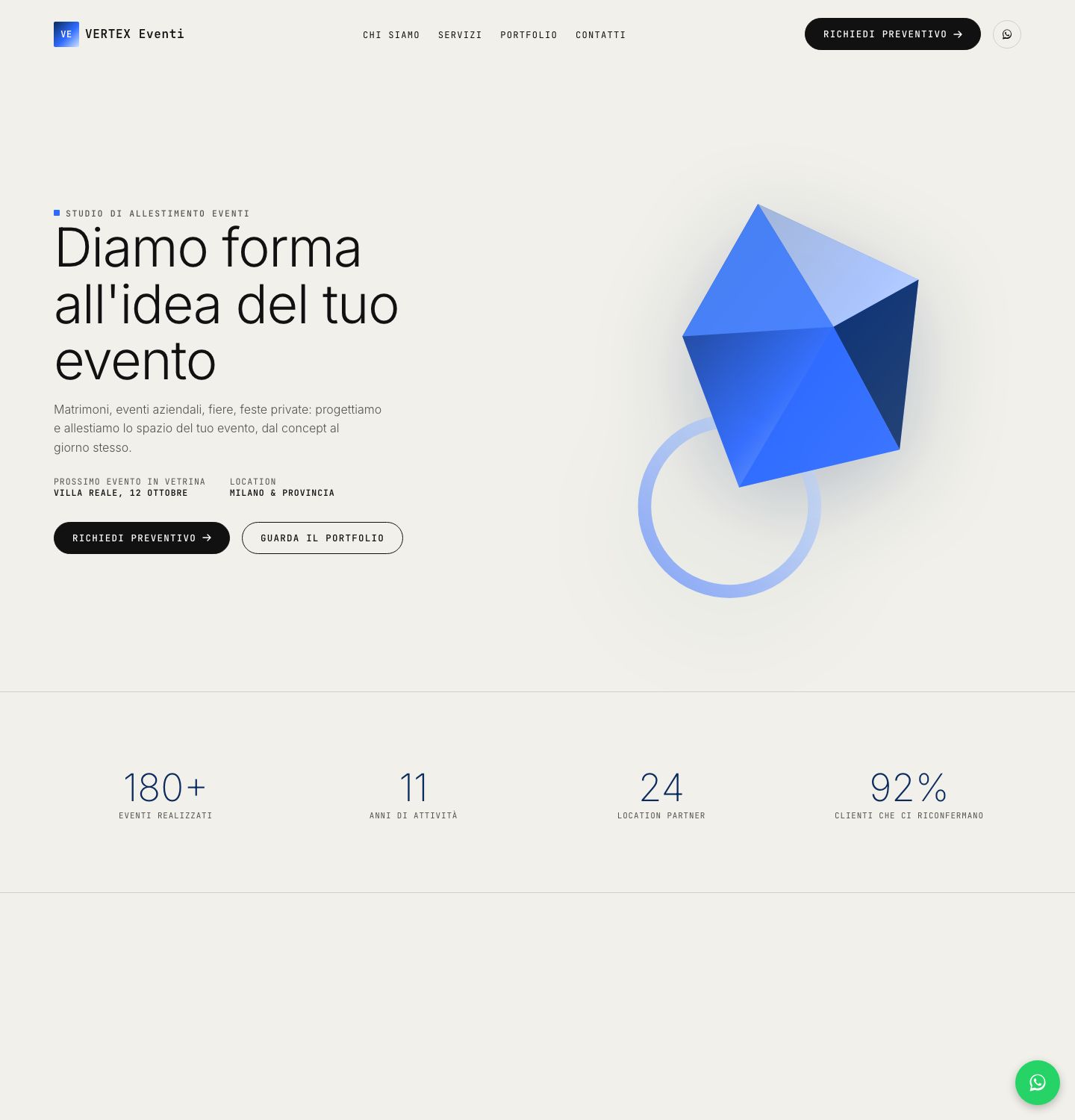VERTEX Eventi